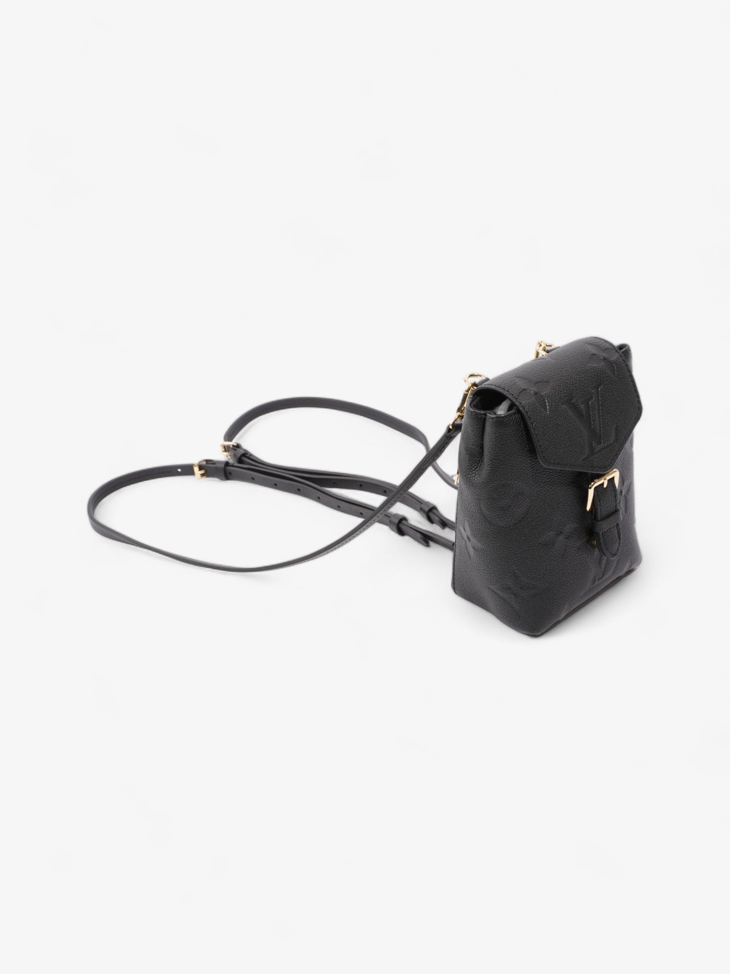Louis Vuitton Tiny Backpack Black Empreinte Leather
