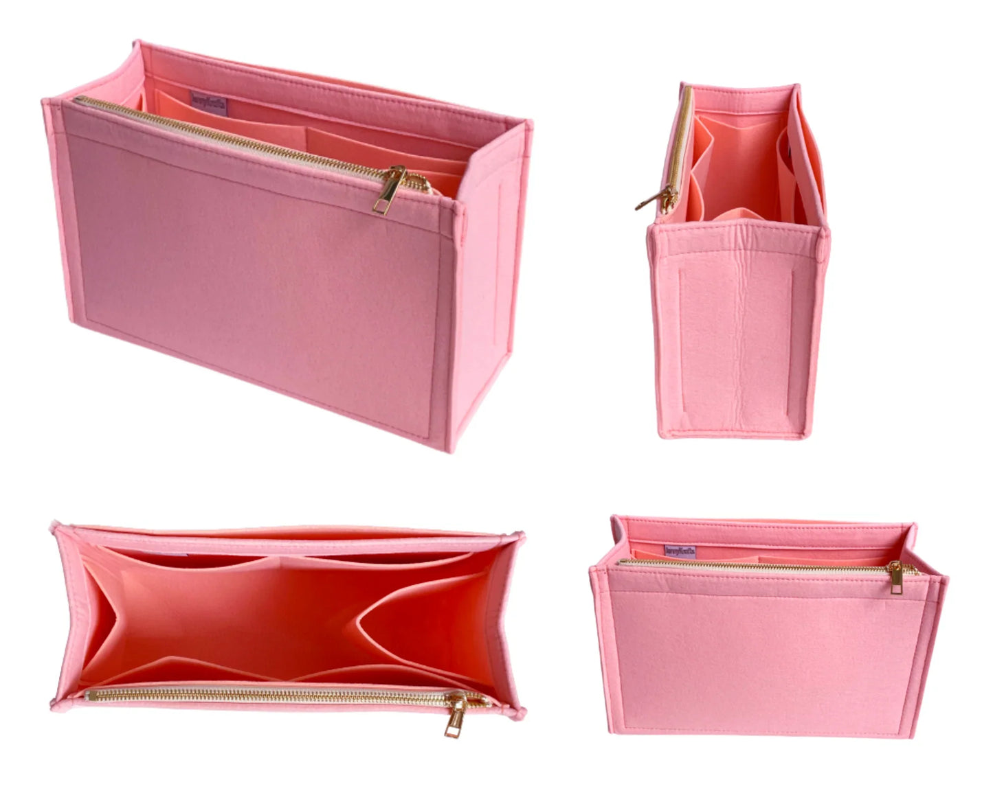 For [Large Book Tote Bag] Felt Insert Organizer Liner (Type X)