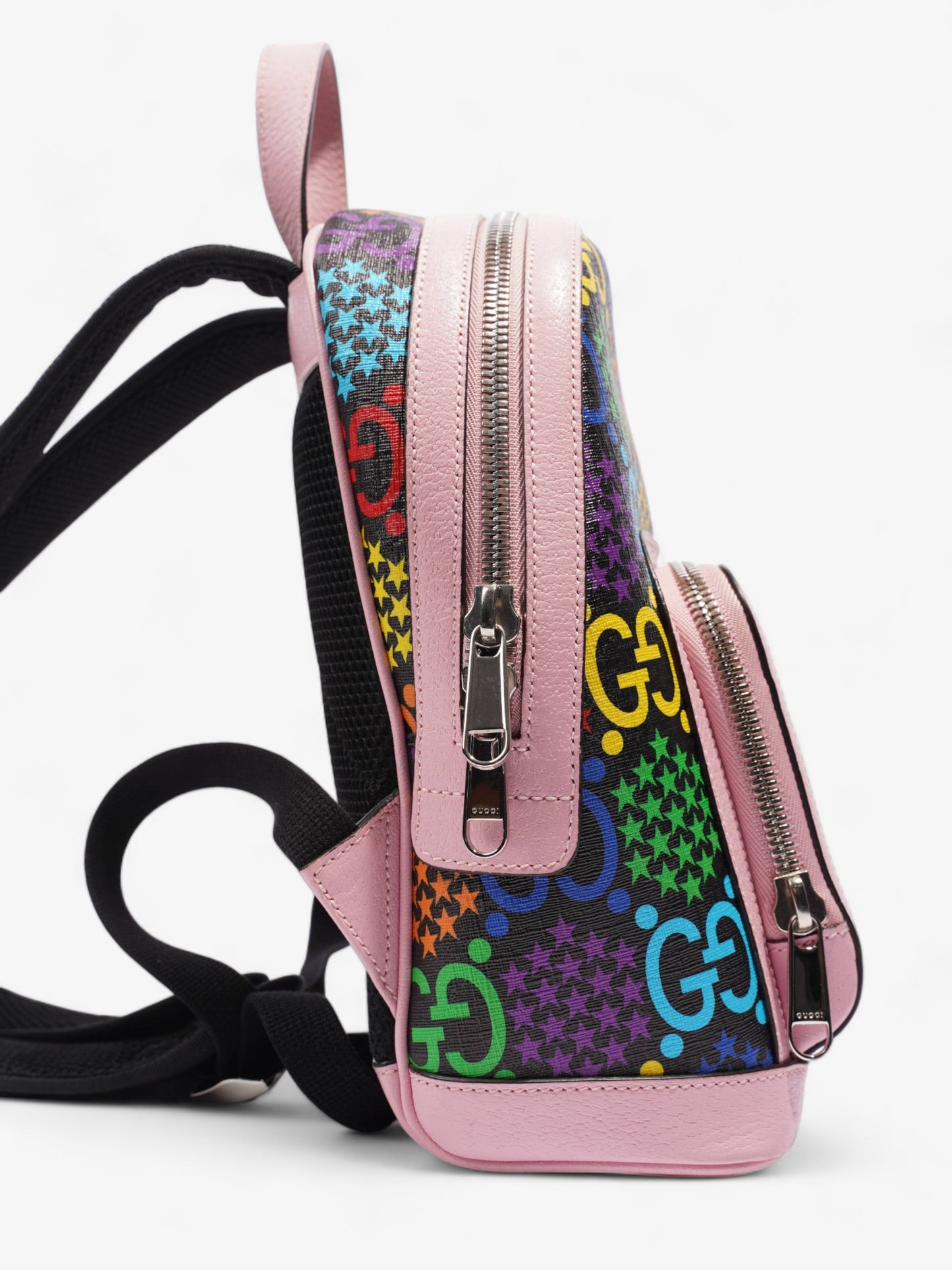 GG Supreme Psychedelic Backpack Black / Pink / Blue Small