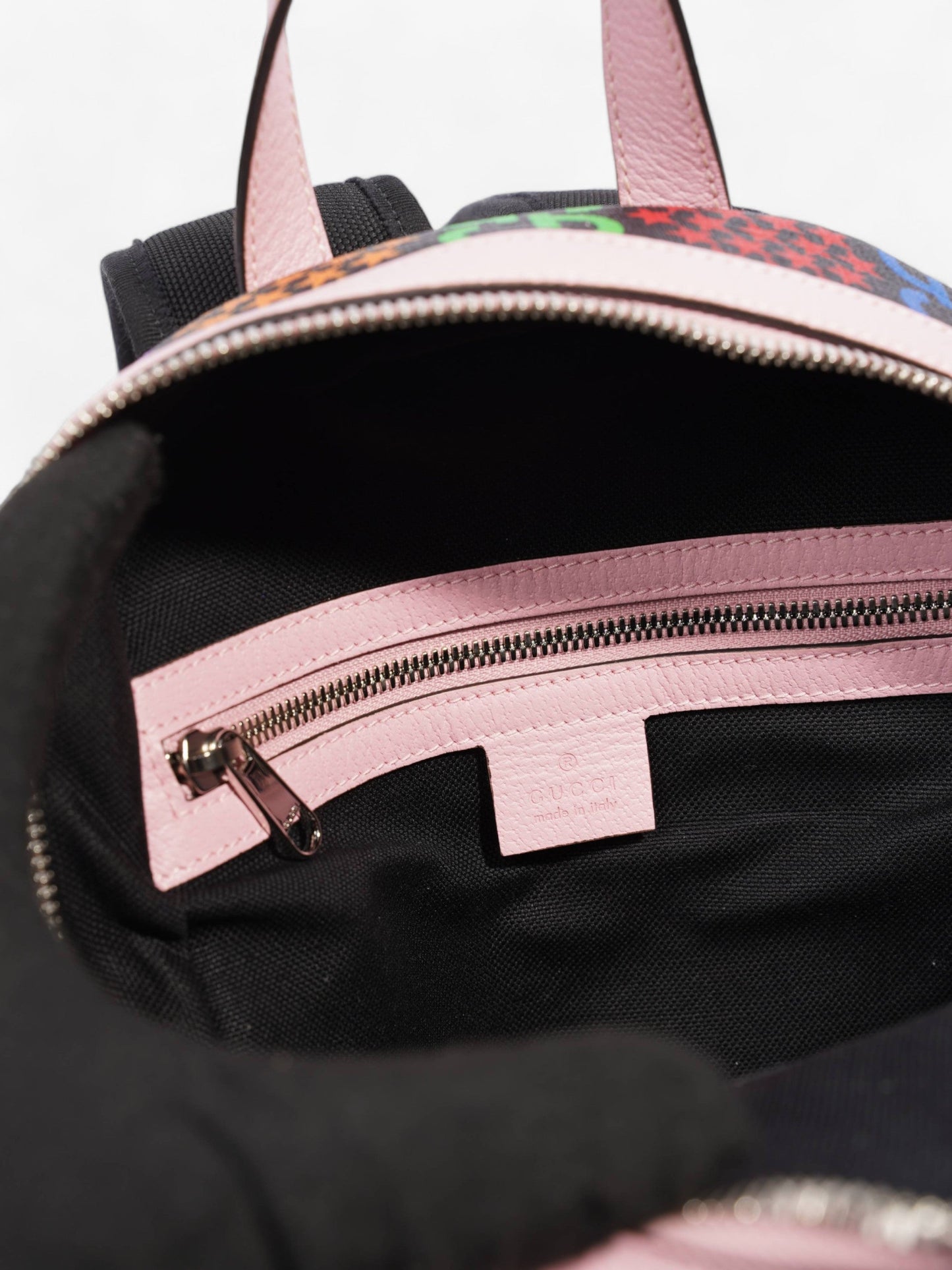 GG Supreme Psychedelic Backpack Black / Pink / Blue Small
