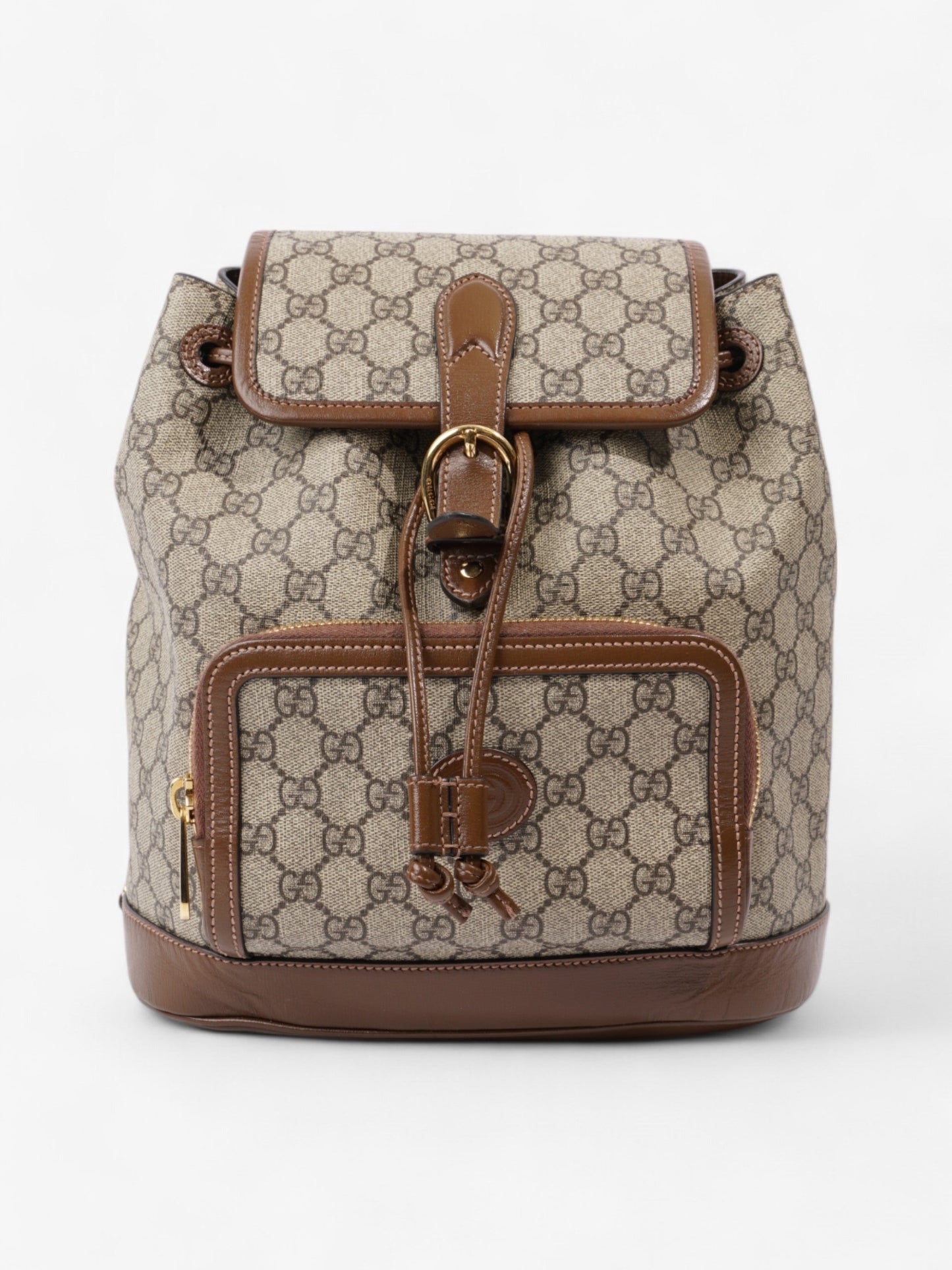 Gucci GG Backpack GG Supreme / Brown Canvas Small