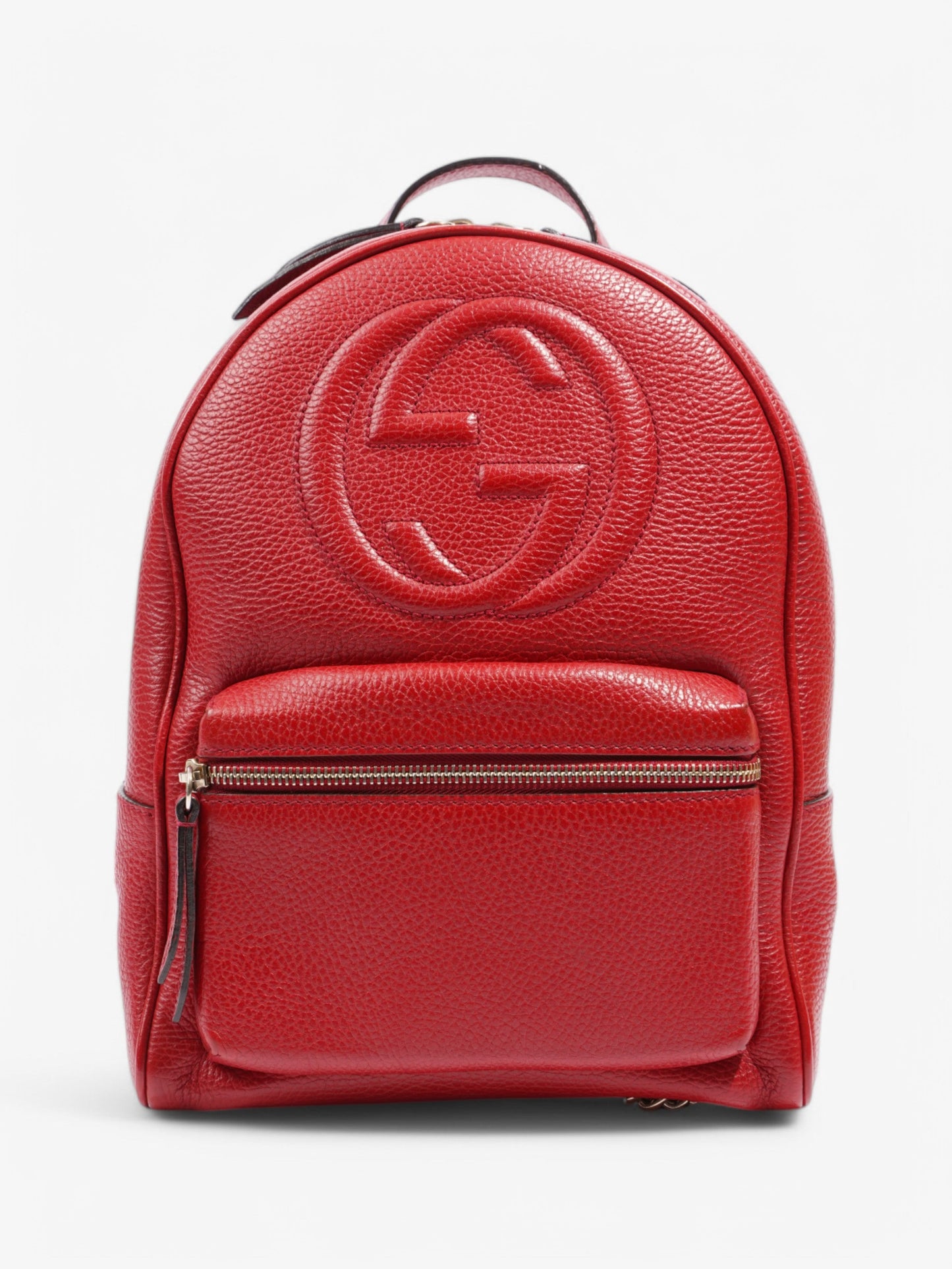Gucci Soho Disco Backpack Red Leather