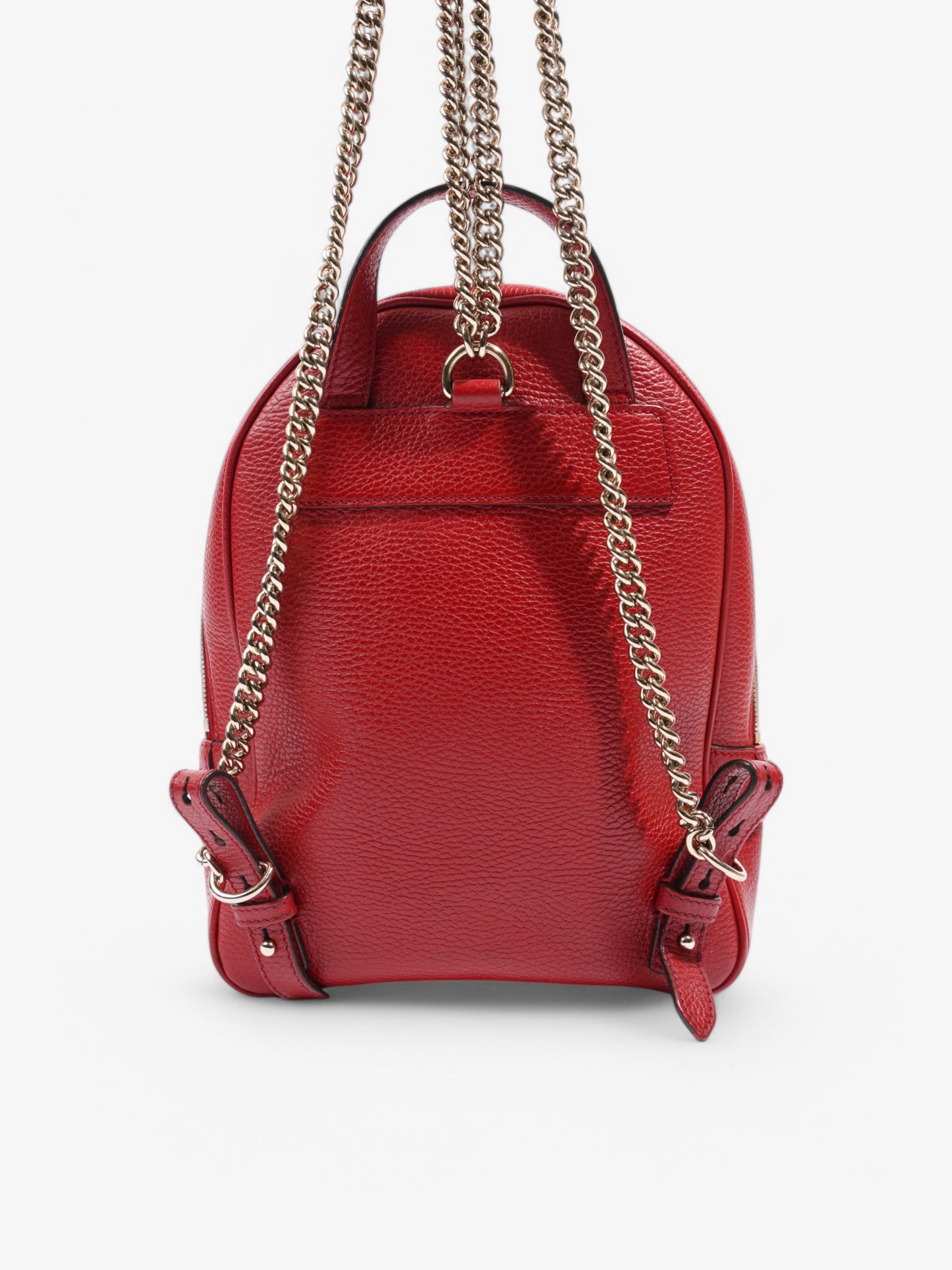 Gucci Soho Disco Backpack Red Leather