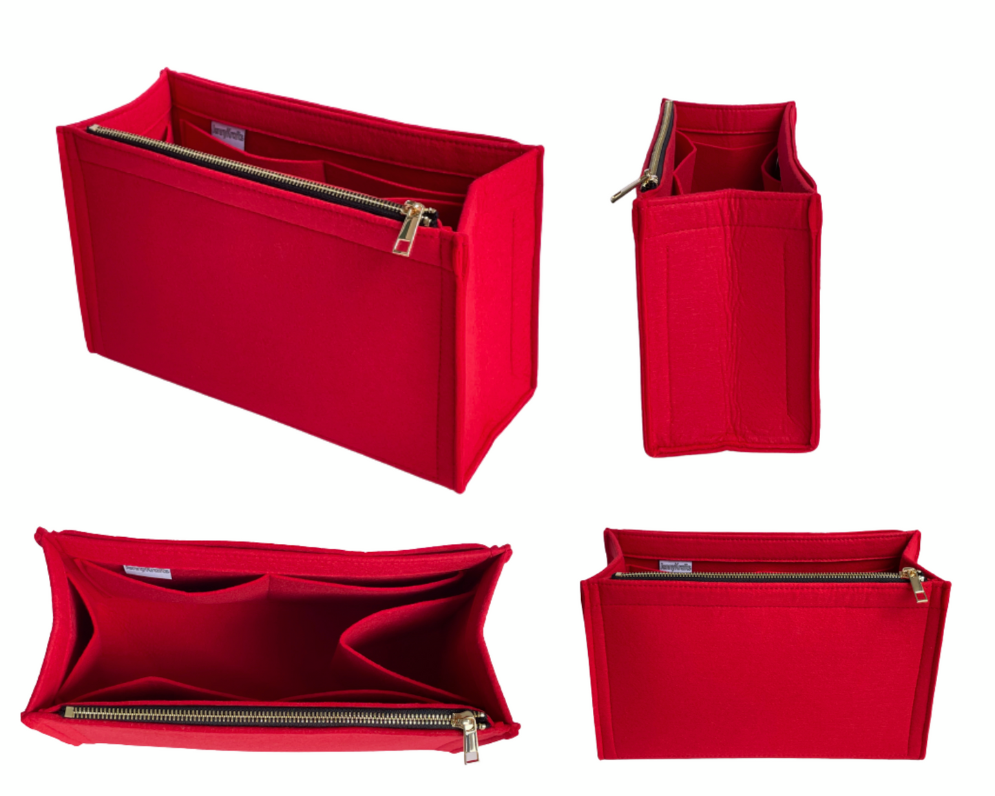 For [Large Book Tote Bag] Felt Insert Organizer Liner (Type X)