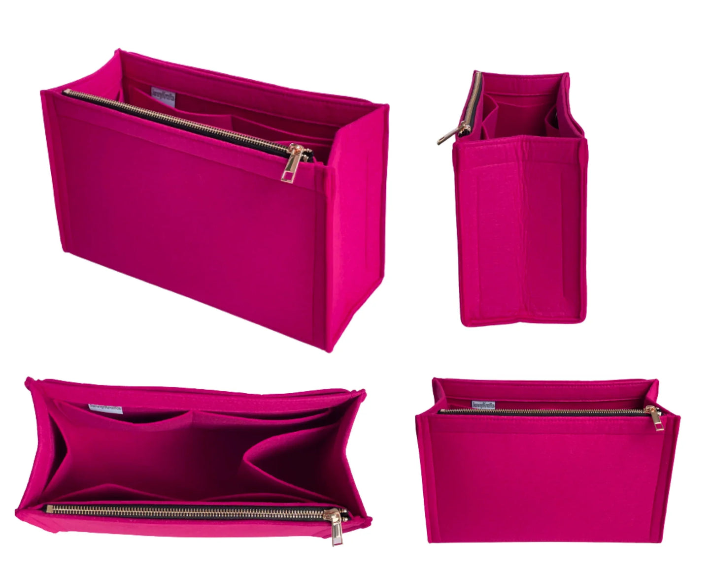 For [Large Book Tote Bag] Felt Insert Organizer Liner (Type X)
