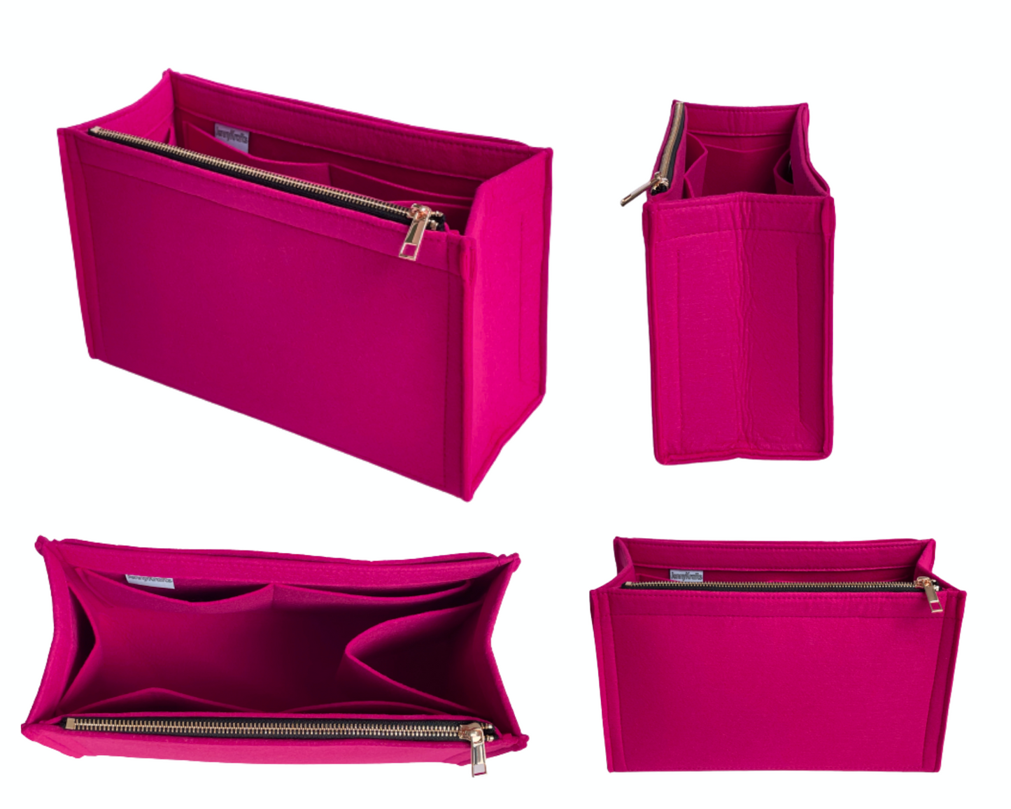 For [Large Book Tote Bag] Felt Insert Organizer Liner (Type X)