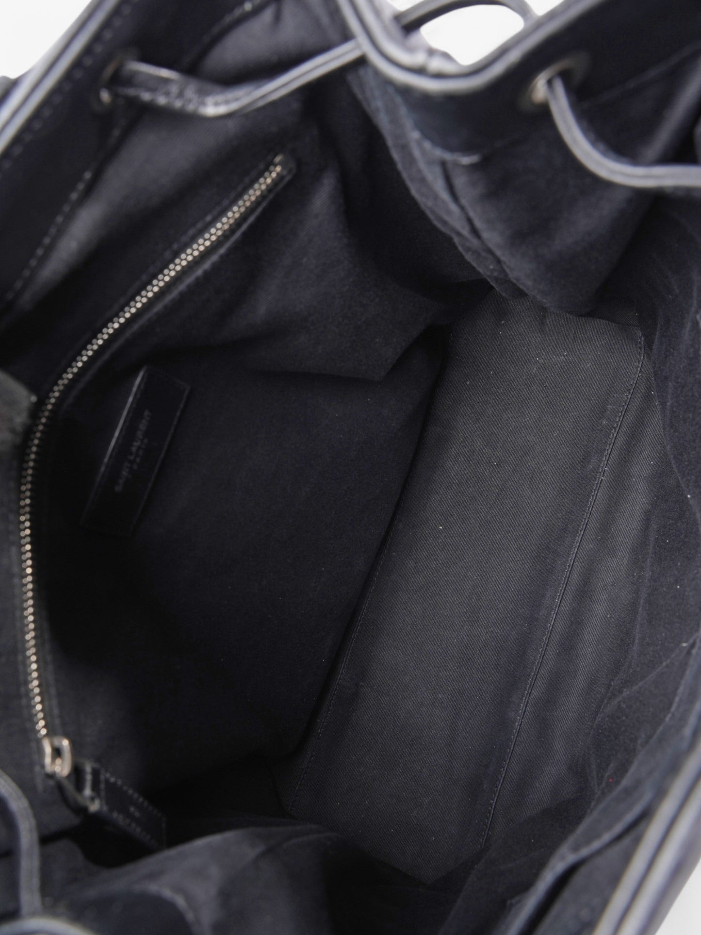 Saint Laurent Backpack Black Leather
