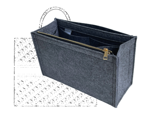 For [Large Book Tote Bag] Felt Insert Organizer Liner (Type X)