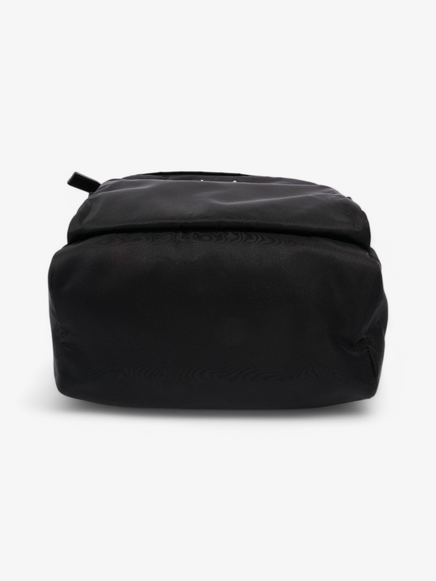 Prada Triangle Logo Backpack Black Re Nylon