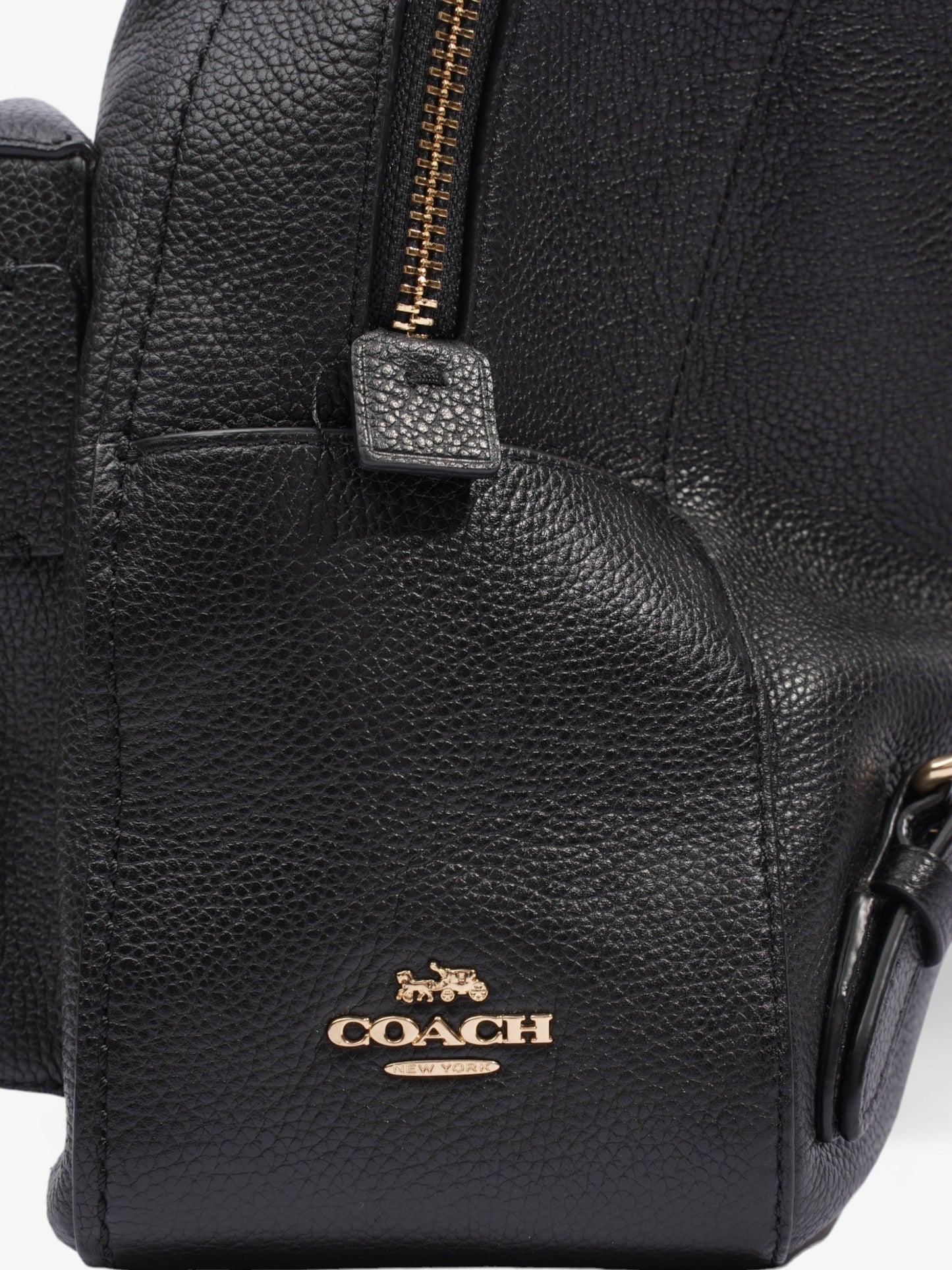Campus Backpack Black Leather