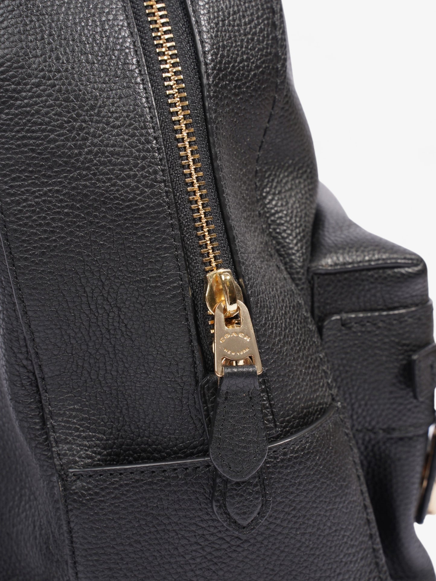 Campus Backpack Black Leather