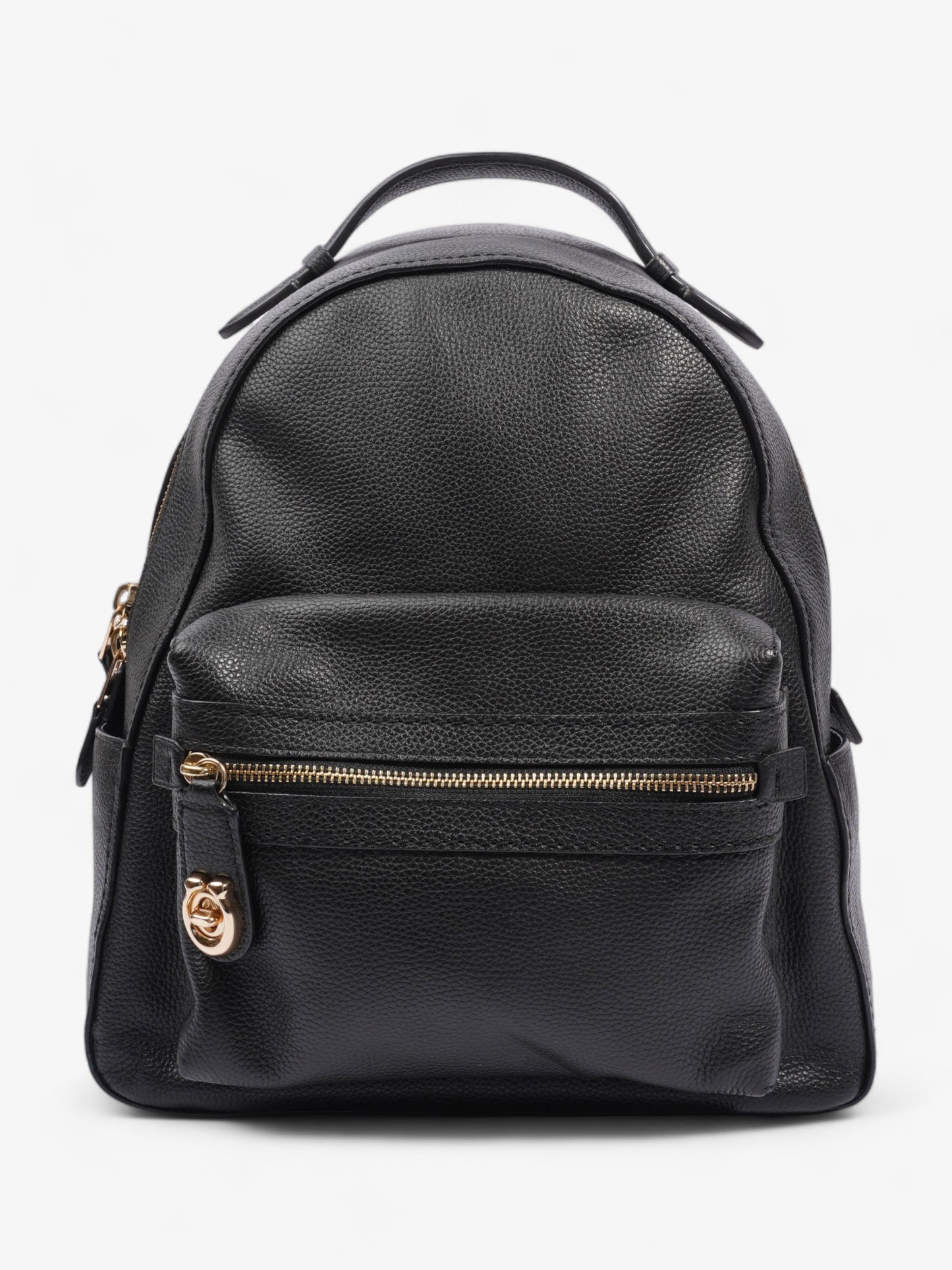 Campus Backpack Black Leather