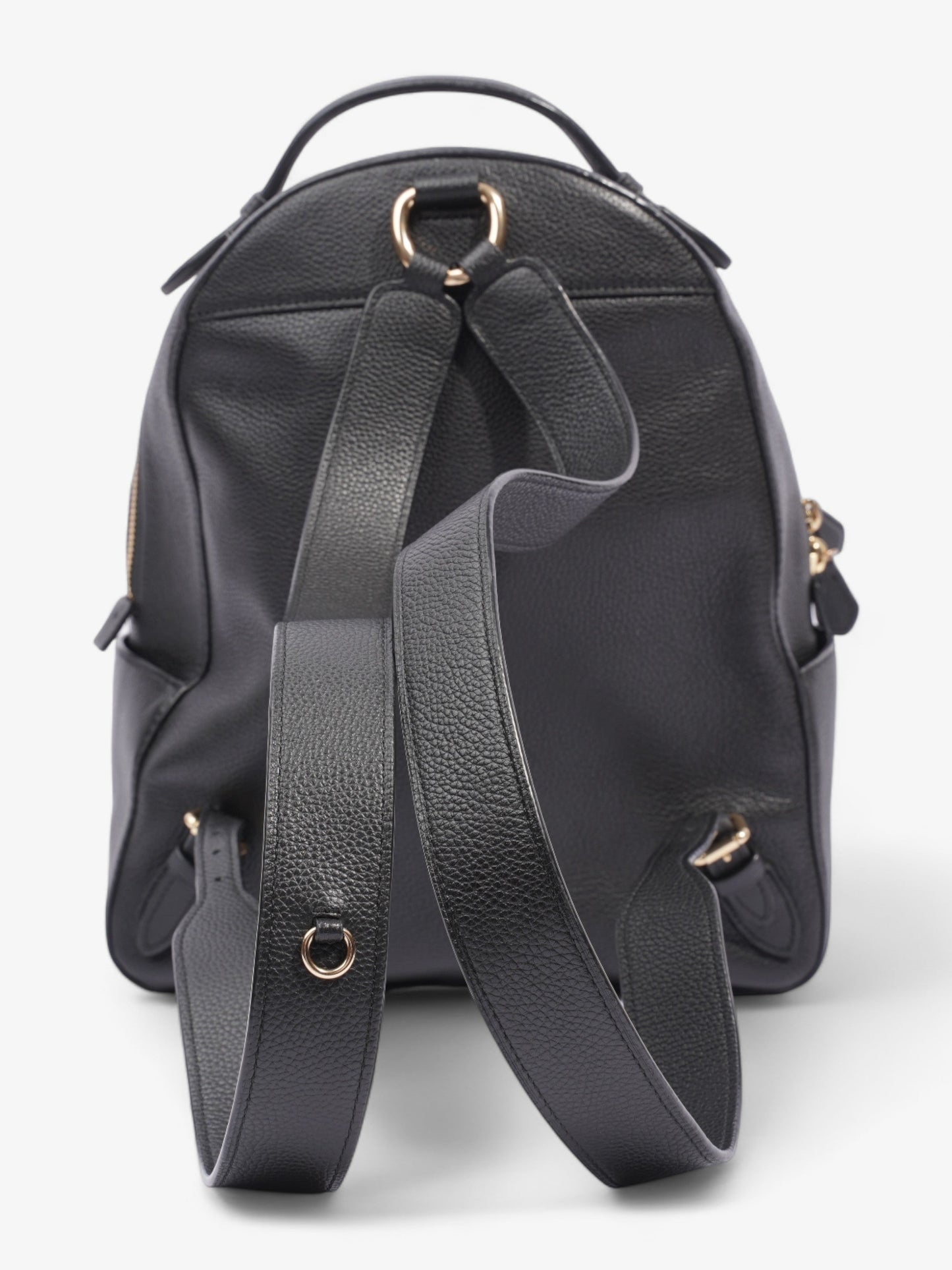 Campus Backpack Black Leather