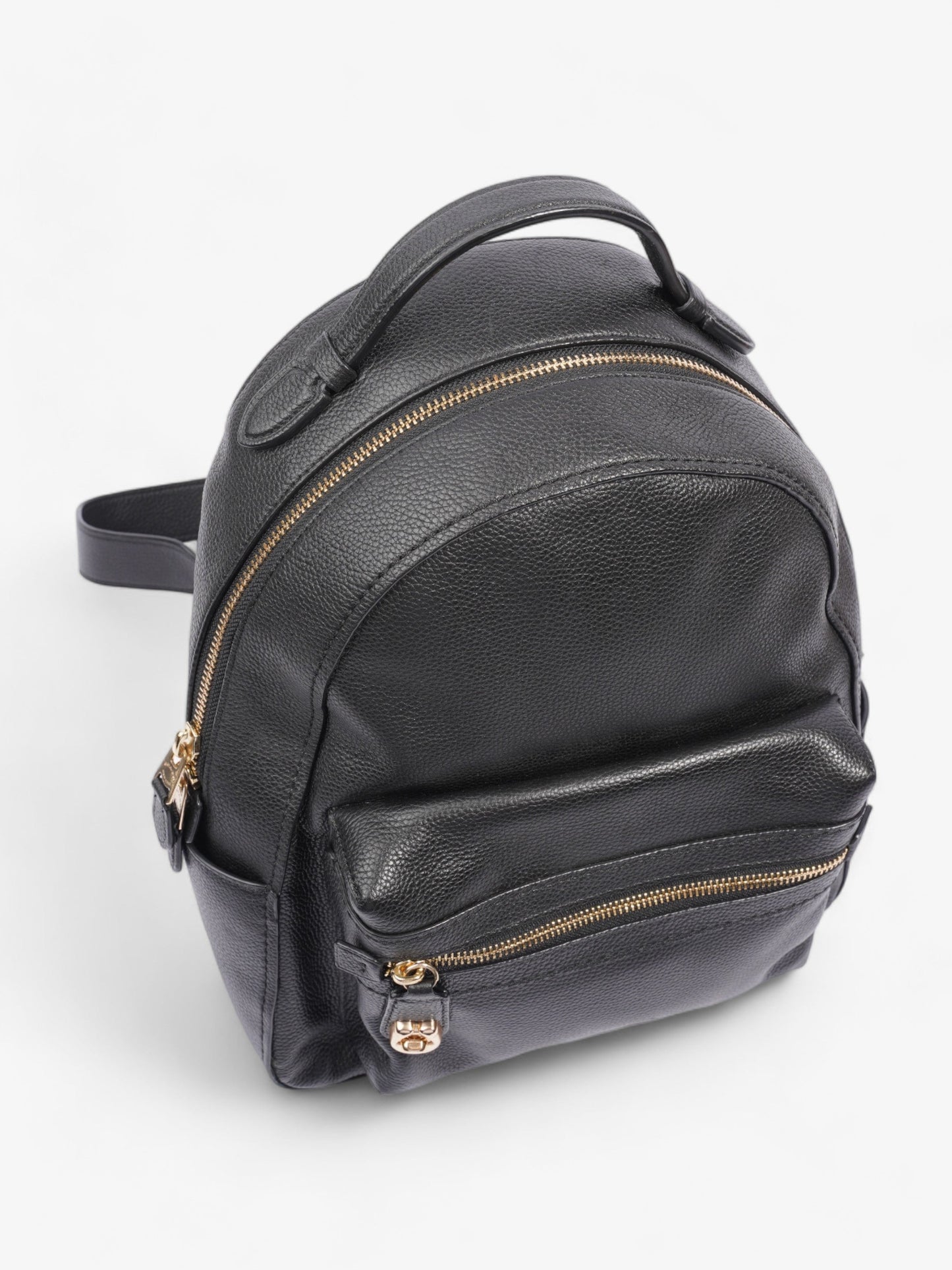 Campus Backpack Black Leather