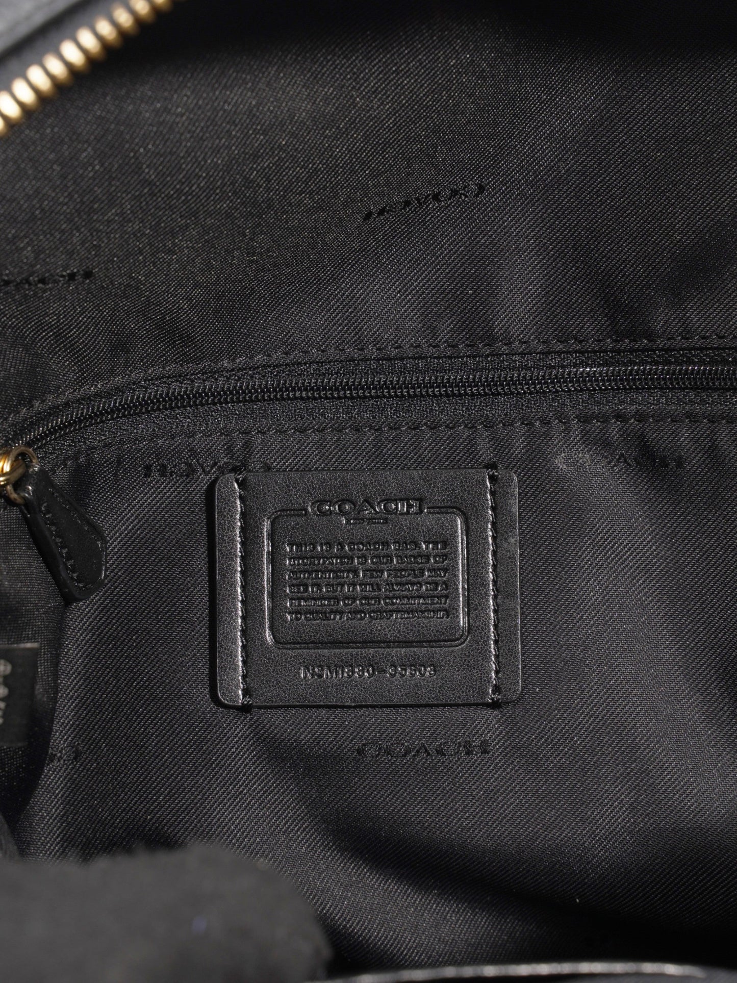 Campus Backpack Black Leather