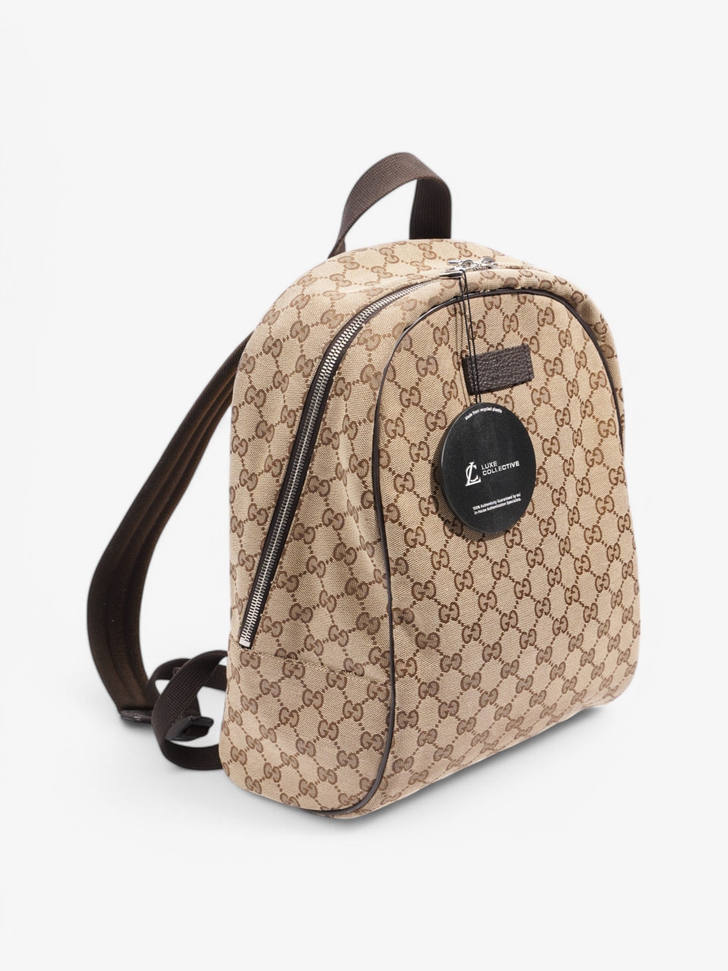 Gucci GG Backpack Beige  / Brown Canvas