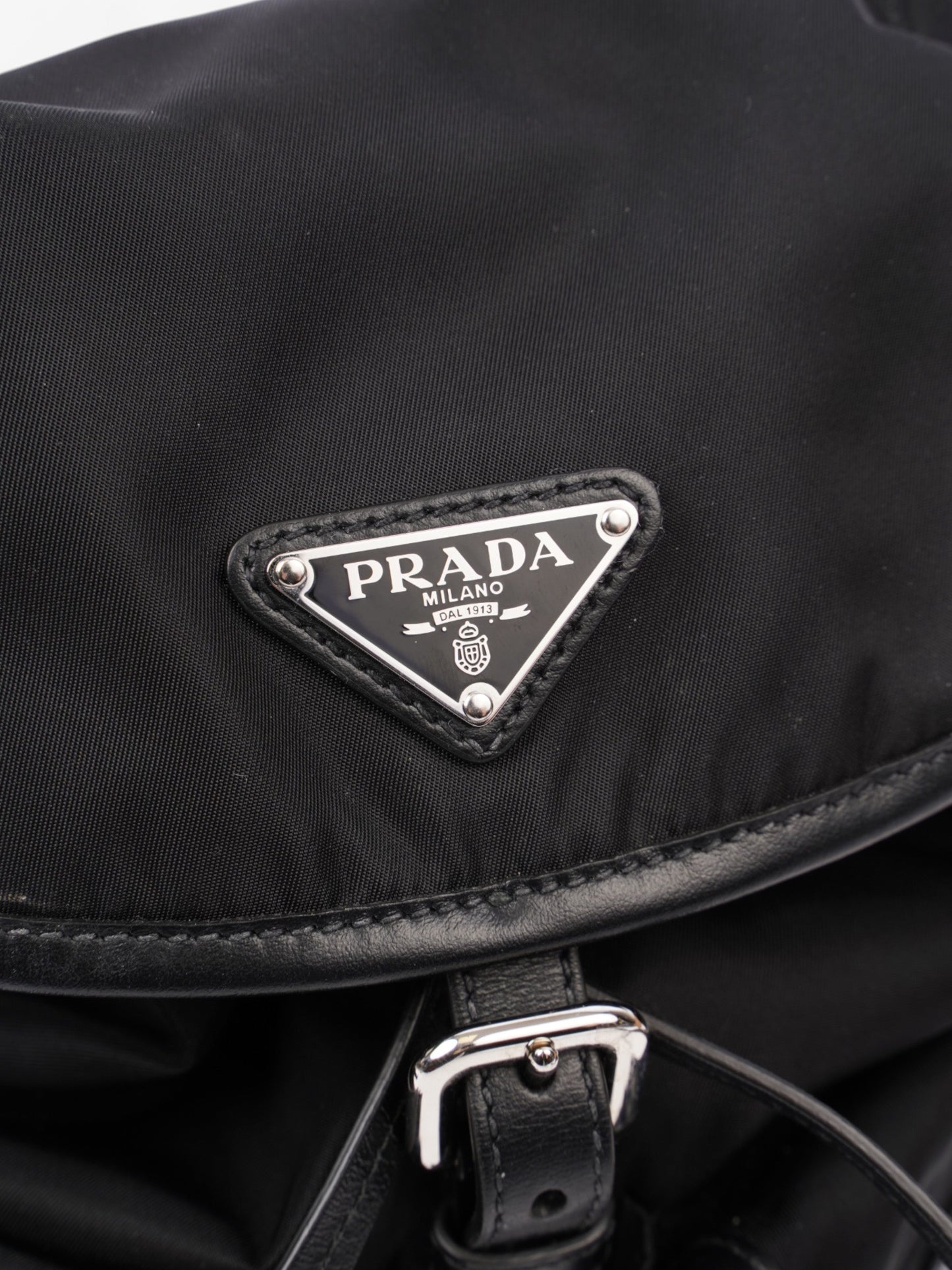 Prada Backpack Black Nylon
