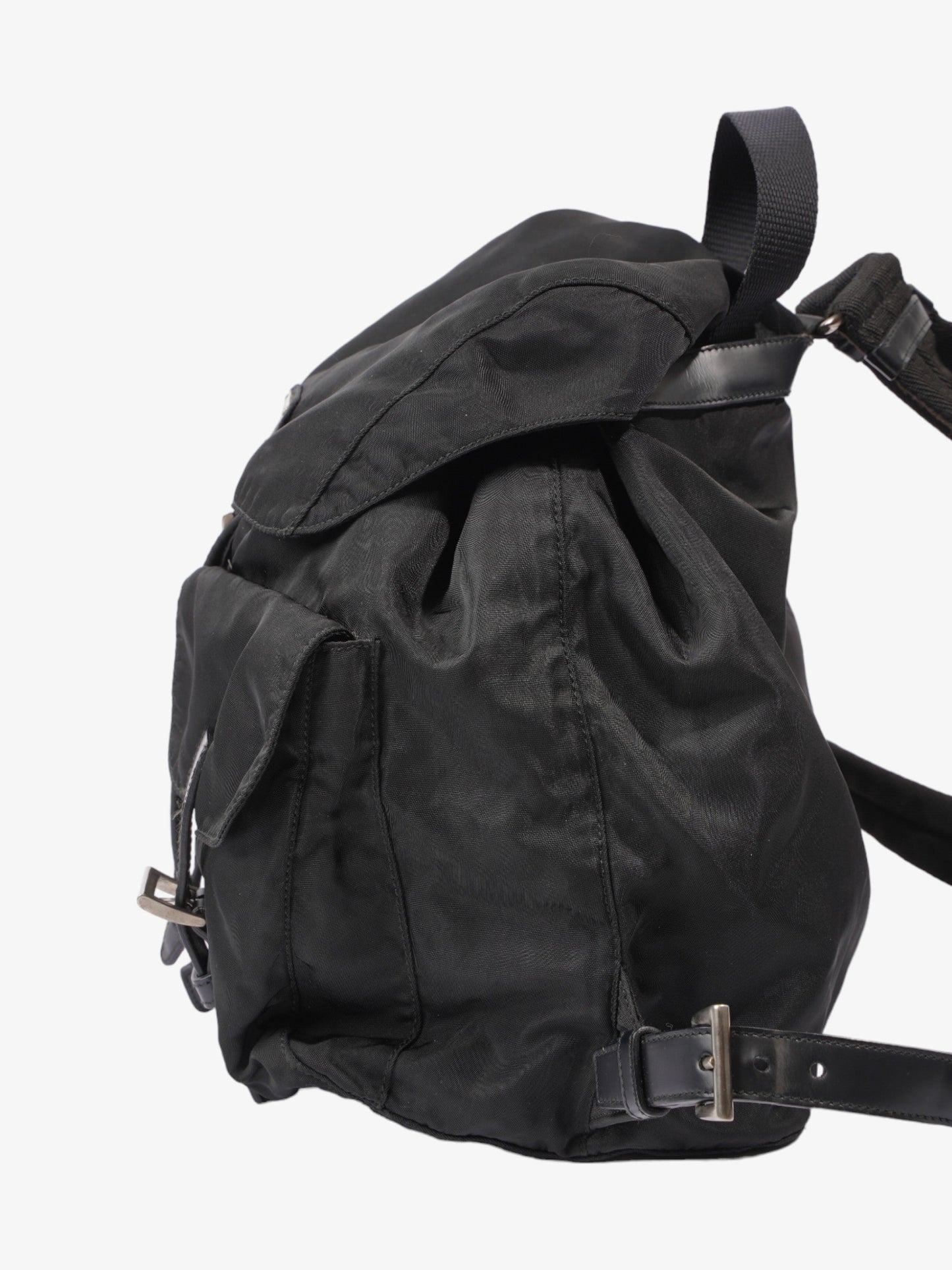 Tessuto Backpack Black Re Nylon Medium