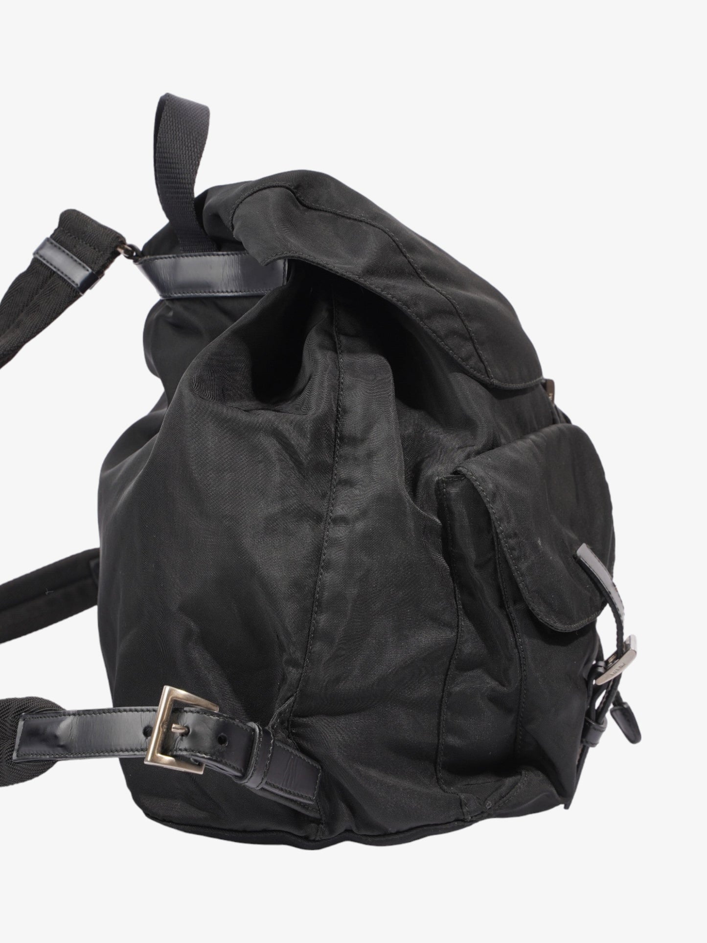 Tessuto Backpack Black Re Nylon Medium