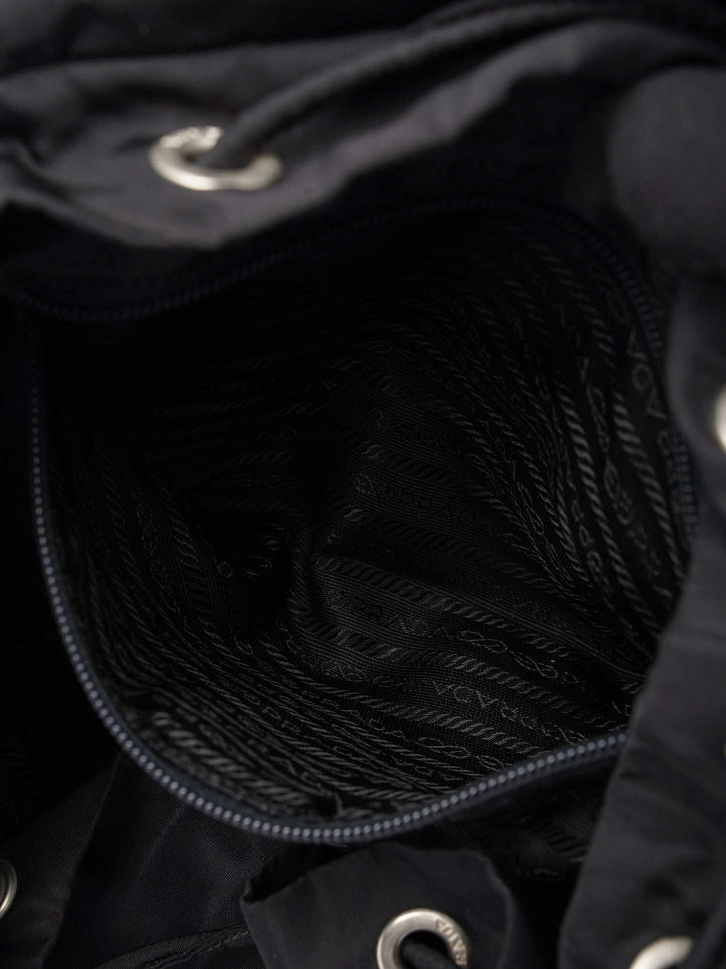 Tessuto Backpack Black Re Nylon Medium