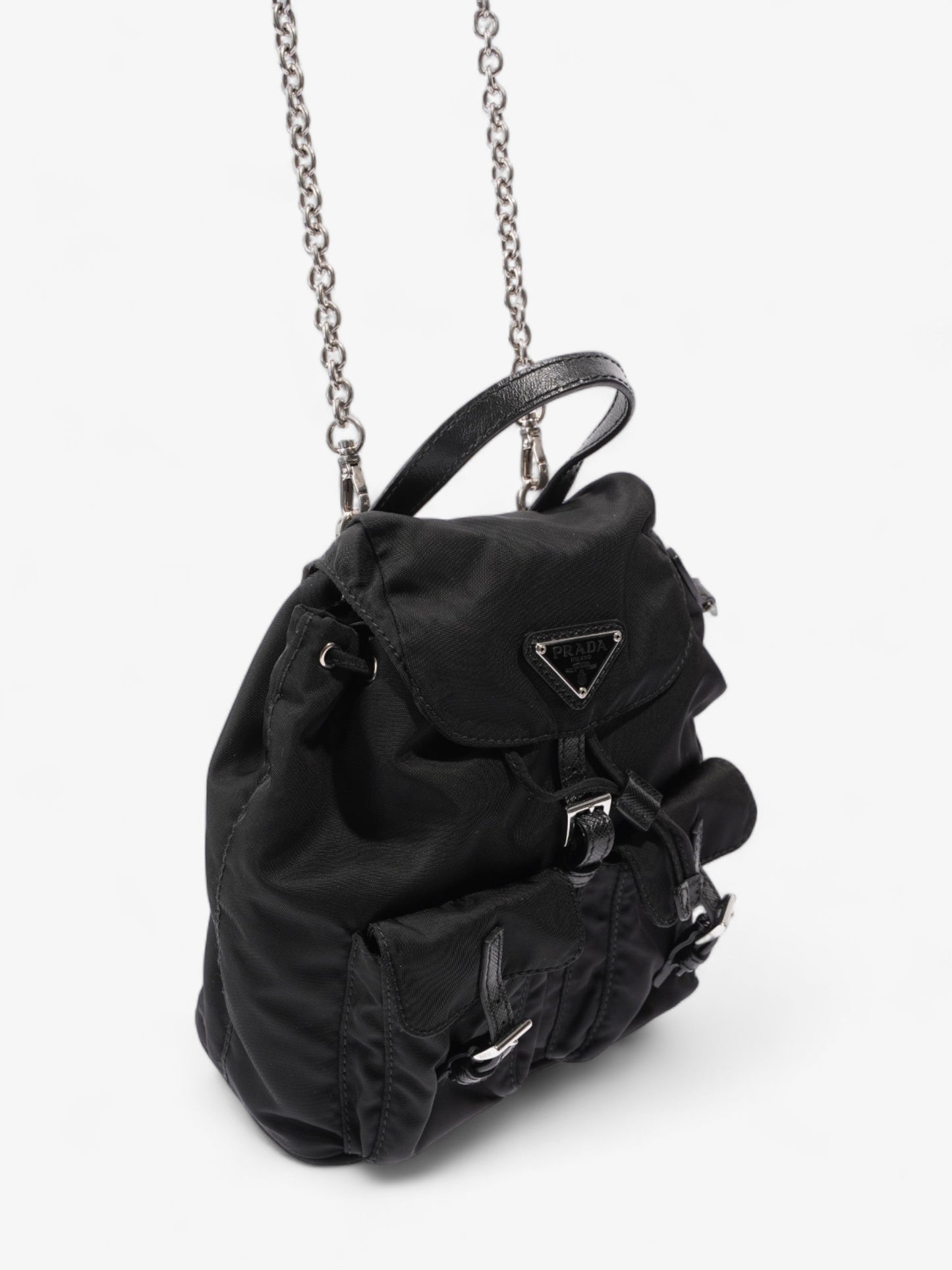 Prada Mini Backpack Black Re Nylon
