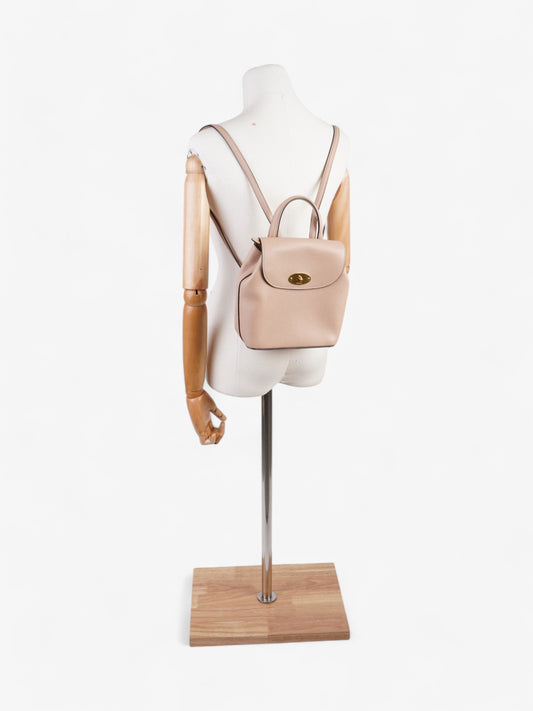Mulberry Bayswater Backpack Rose Water Grained Leather Mini