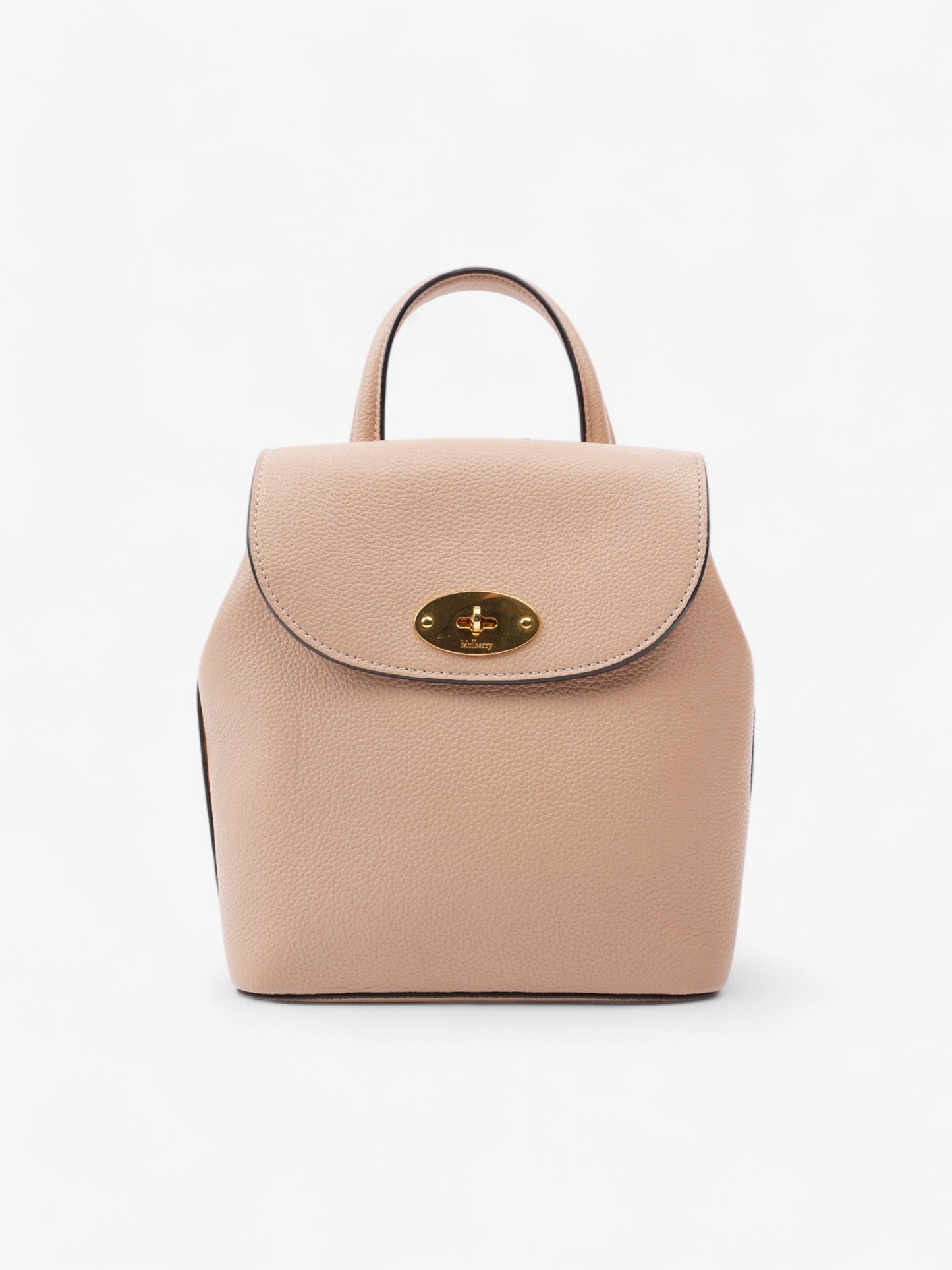 Mulberry Bayswater Backpack Rose Water Grained Leather Mini