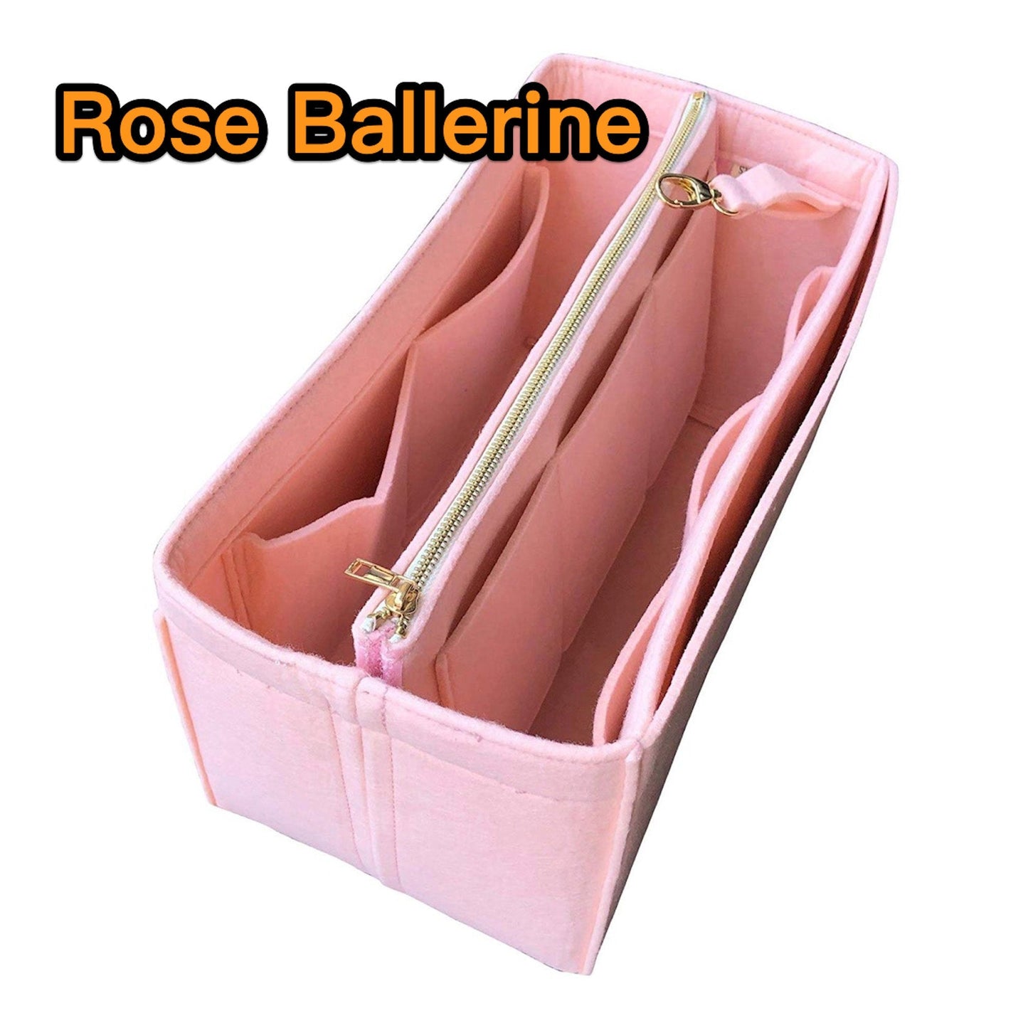 For [Garden Party 30 36] (w/ Detachable Zipper Bag) Tote Organizer Felt Organiser Purse Insert