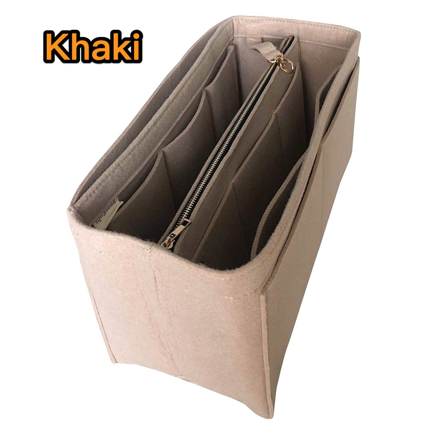 For [Garden Party 30 36] (w/ Detachable Zipper Bag) Tote Organizer Felt Organiser Purse Insert
