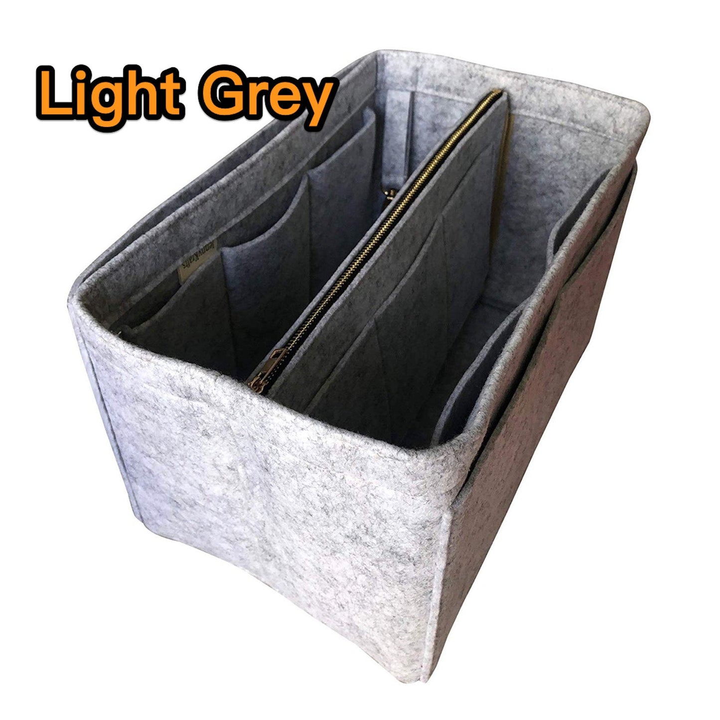 For [Garden Party 30 36] (w/ Detachable Zipper Bag) Tote Organizer Felt Organiser Purse Insert